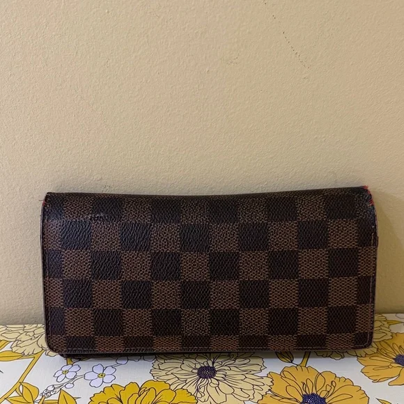Louis Vuitton PROJECT Brown Checkered Custom Wallet with initial KY Authentic - Picture 1 of 16